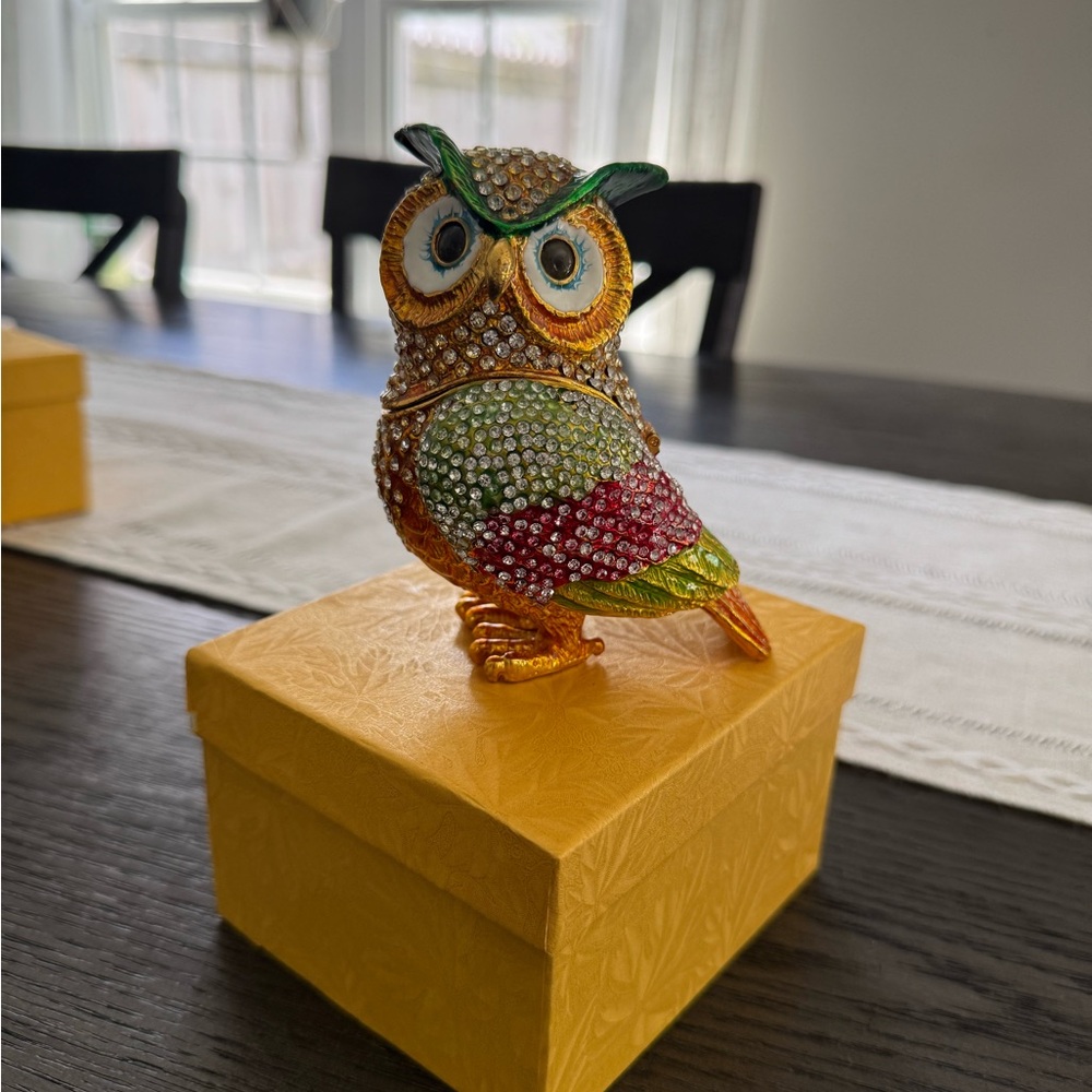 Colorful Owl Figurine